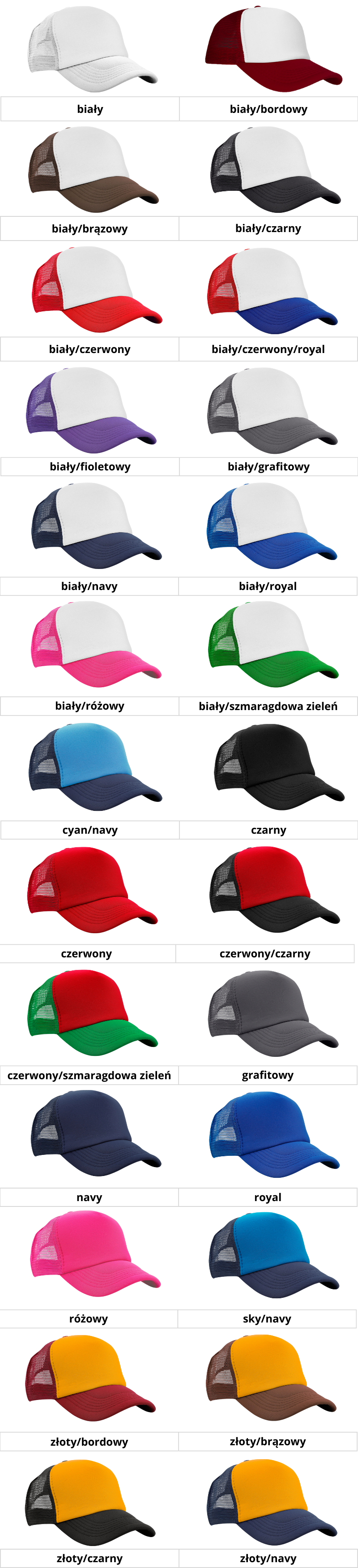 Czapka trucker