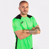 Koszulka piłkarska Joma Champion VI 101822.021 fluorescencyjny zielony czarny t-shirt sportowy