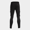 Spodnie Joma Campus Street 103774.100 - czarne, typu cargo, z kieszeniami, ocieplany polarowy materiał, wygodne