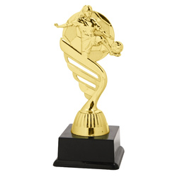 Statuetka BI SS1747 H19 Piłkarka – złota figurka sportowa z możliwością personalizacji