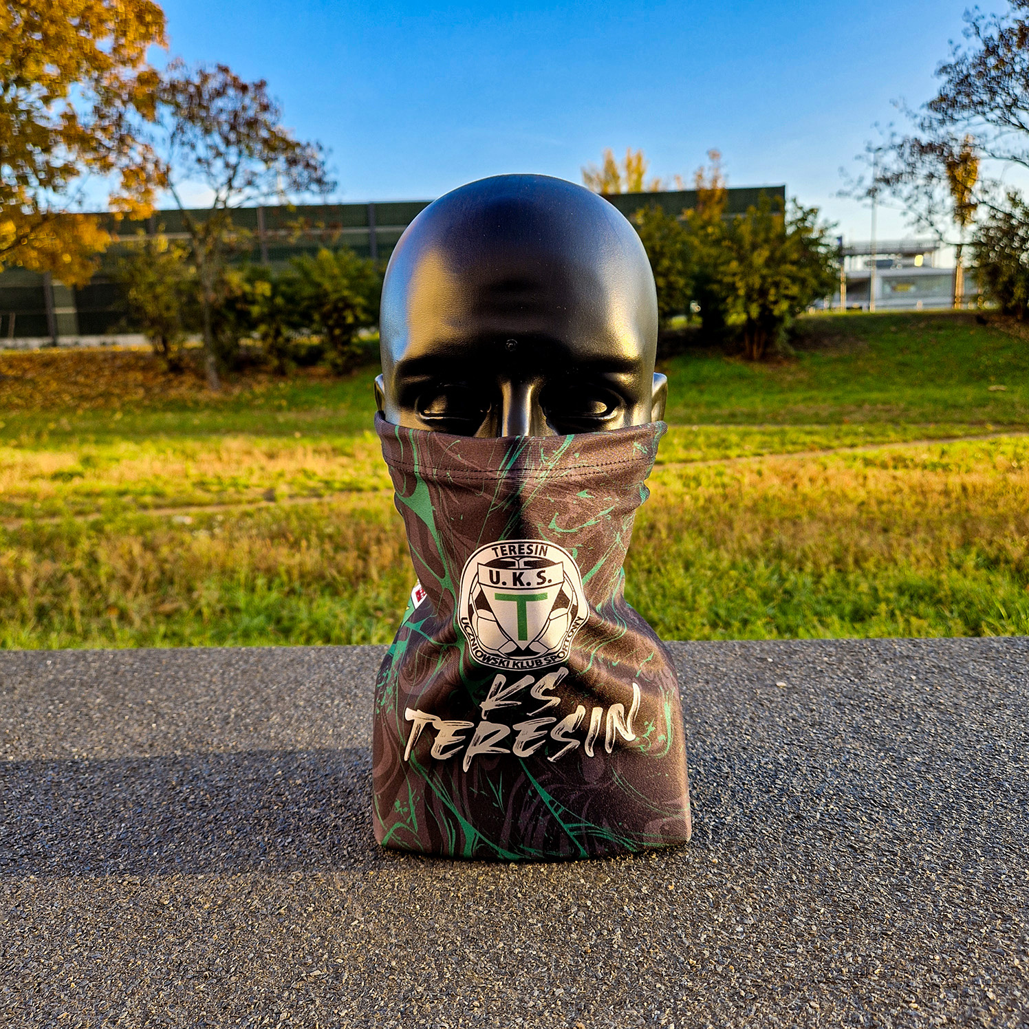 Komin treningowy KS Teresin – znakowanie