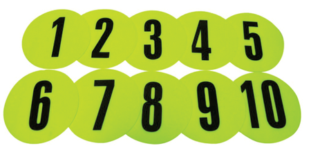 Znaczniki pola META 2002005004 – zestaw 10 mat znakujących z numerami