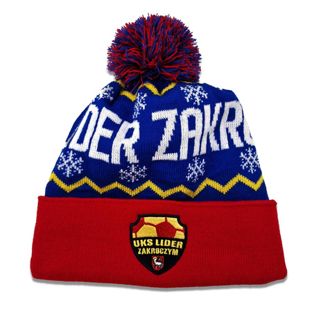 Czapka ONZE zimowa z wywinięciem i pomponem