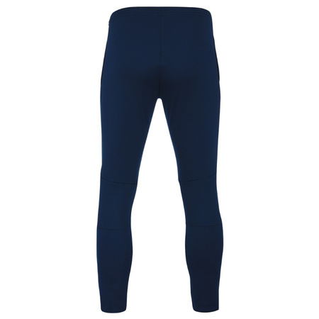 Spodnie dresowe AP Andrespolia granatowe – kieszenie na suwak, rozpinane nogawki