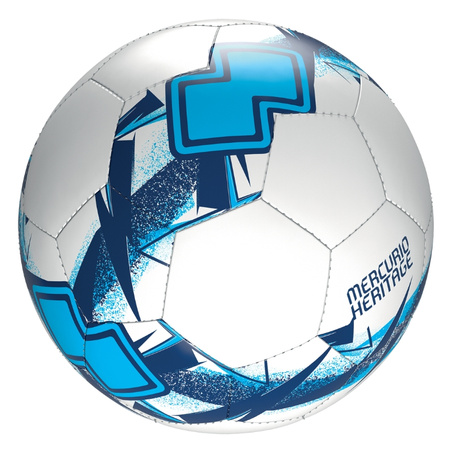 Piłka ERREA MERCURIO HERITAGE HA0G0Z33790 5 - piłka treningowa w biało-niebieskich barwach