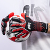 Rękawice 4KEEPERS NEO VIPER NC Junior z płynem do czyszczenia - technologia SUPER SOFT GRIP i nowoczesna czerwono-czarna kolorystyka
