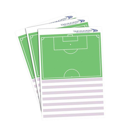 Blok trenera A4 - połowa boiska YAKIMA 100242 – notatnik trenera do planowania taktyki