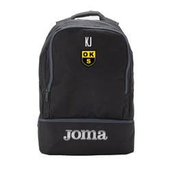 Plecak JOMA OKS Start Otwock – 23,8l z podwójnym dnem, herbem sublimowanym i nadrukiem inicjałów, personalizowany dla kibiców