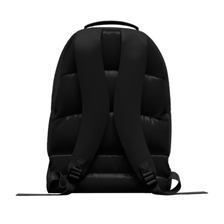 Plecak POLONEZ WARSZAWA czarny z herbem 3D i podwójnym dnem