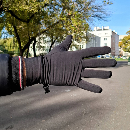 Zestaw zimowy treningowy ONZE czapka + komin + rękawiczki