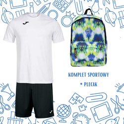 Zestaw szkolny JOMA – strój na wf i plecak Joma 401482AA747C w morskich kolorach