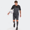 Koszulka piłkarska Joma Winner 100946.151 szaro czarny t-shirt sportowy