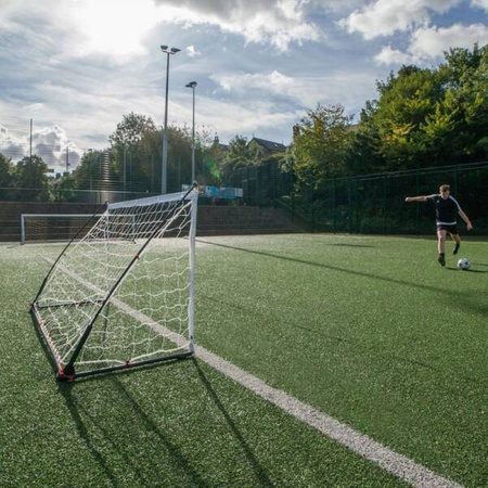 Bramka piłkarska Quickplay Kickster Elite 3x1m – składana, mobilna bramka treningowa dla najmłodszych piłkarzy, oficjalny rozmiar PZPN