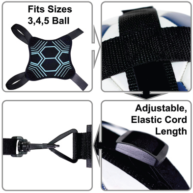 Uprząż do piłki META Neopren 2500002050 – doskonała do treningu piłkarskiego dla młodszych i starszych zawodników