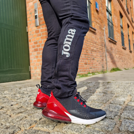 Spodnie Joma Street 102038.100 czarne spodnie dresowe na co dzień jak i do treningu zapewniające optymalne dopasowanie