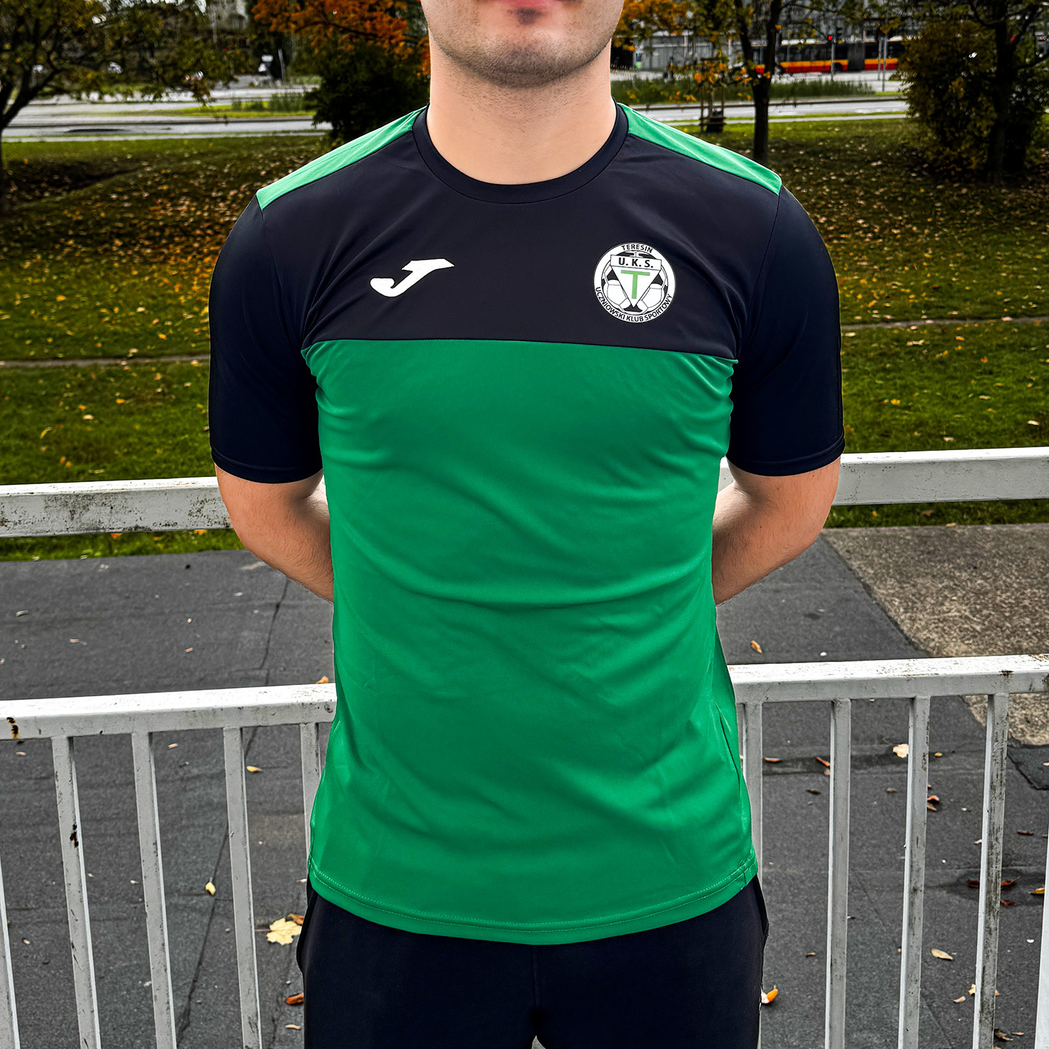 Koszulka meczowa KS TERESIN zielona – przód