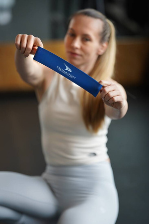 Guma fitness – zestaw 3 gum do ćwiczeń oporowych, treningu siłowego i rehabilitacji