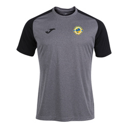 Koszulka treningowa JOMA UKS PRIMERA szara – z herbem DTF, personalizowana dla kibiców i zawodników, w klubowym stylu