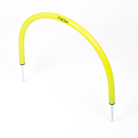 Tyczka do podań łukowa META 1512180120 – wbijana tyczka piłkarska 30x45 cm do ćwiczeń precyzyjnych i poprawy szybkości
