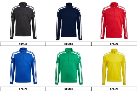 18x dres SENIORSKI bluza adidas SQUADRA21 z krótkim suwakiem + spodnie adidas SQUADRA21 ze zwężoną nogawką