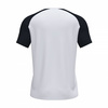 Koszulka piłkarska Joma Academy IV 101968.201 - biało-czarna, krótki rękaw, oddychający materiał, t-shirt sportowy