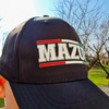 Czapka bejsbolówka 3974 MAZUR KARCZEW czarna – nadruk DTF, barwy klubowe