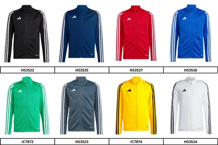 18x dres JUNIORSKI bluza adidas TIRO23 LEAGUE z długim suwakiem + spodnie adidas TIRO23 LEAGUE ze zwężoną nogawką
