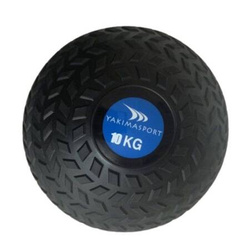 Piłka lekarska Yakima Slam Ball PRO 10 kg – czarna, 25 cm, intensywny trening siłowy