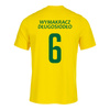 Koszulka Joma Combi WYMAKRACZ DŁUGOSIODŁO żółta – sportowa koszulka z herbem i numerem dla kibiców i zawodników z Długosiodła