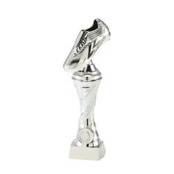 Statuetka BI X832 H24 Srebro Postument – eleganckie trofeum piłkarskie z butem