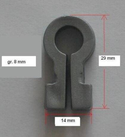 Zaczep siatki do bramki - haczyk Omega 100 szt