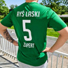Koszulka meczowa RYŚ LASKI z nazwiskiem – herb żakardowy, numer, barwy klubowe