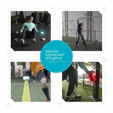 Kompletny zestaw świateł reakcji Yakima – 4 sztuki + akcesoria