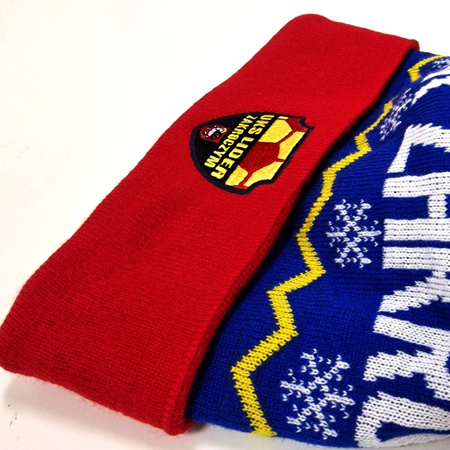 Czapka ONZE zimowa z wywinięciem i pomponem