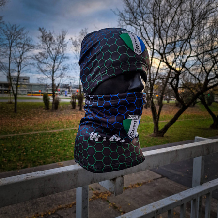 Zestaw treningowy czapka + komin ONZE techfleece - pełna personalizacja