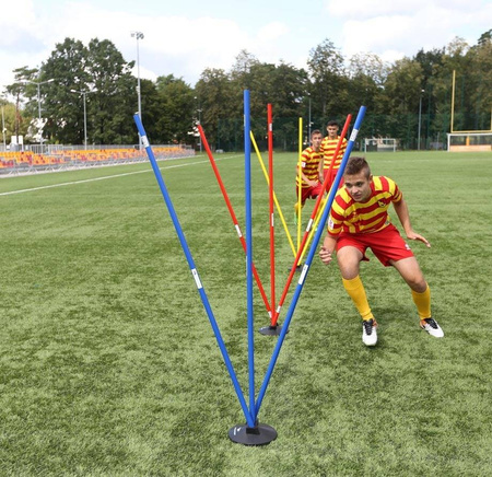 Podstawka pod laskę trzykierunkowa gumowa YAKIMA 100162 – stabilna, antywietrzna podstawka do lasek treningowych 25 mm, średnica 23 cm