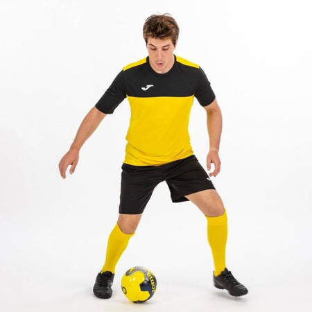 Koszulka piłkarska Joma Winner 100946.901 żółto czarna t-shirt sportowy