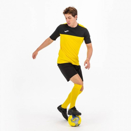 Koszulka piłkarska Joma Winner 100946.901 żółto czarna t-shirt sportowy