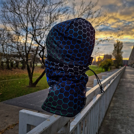 Zestaw treningowy czapka + komin ONZE techfleece - pełna personalizacja