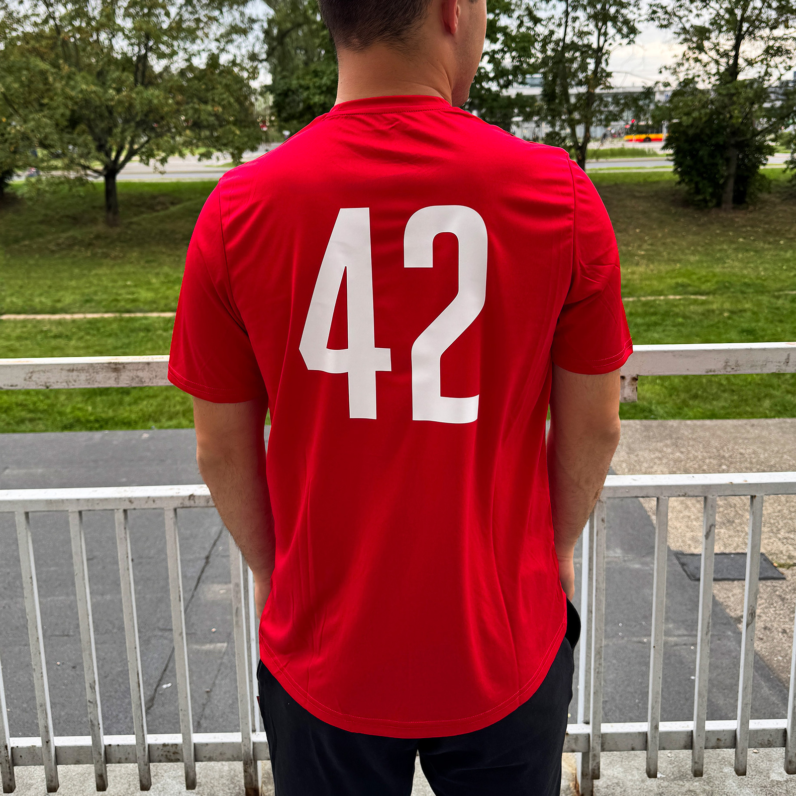 Koszulka treningowa JOMA MAZUR KARCZEW – detal numeru