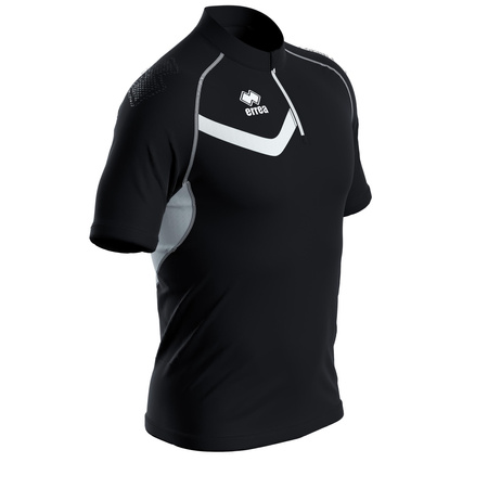 Koszulka do biegania Erreà Roger GM1O0C02500 czarna – lekkość i wygoda na każdym kilometrze