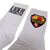 Skarpety LIDER ZAKROCZYM bawełniane z tkanymi napisami i herbem
