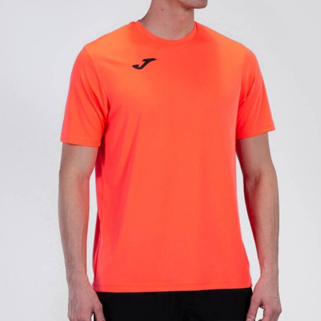 Koszulka piłkarska Joma Combi 100052.040 fluorescencyjny koralowy t-shirt sportowy