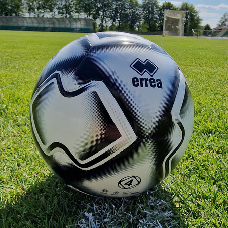 Piłka POLONEZ WARSZAWA 4 - biała z czarnymi akcentami