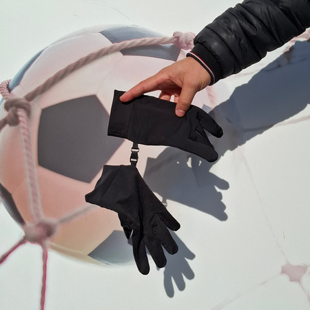 Zestaw zimowy treningowy ONZE czapka + komin + rękawiczki