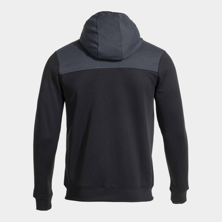 Bluza Joma Campus Street 103770.100 - czarno-szara, sportowa, z kapturem, na zamek, wygodna
