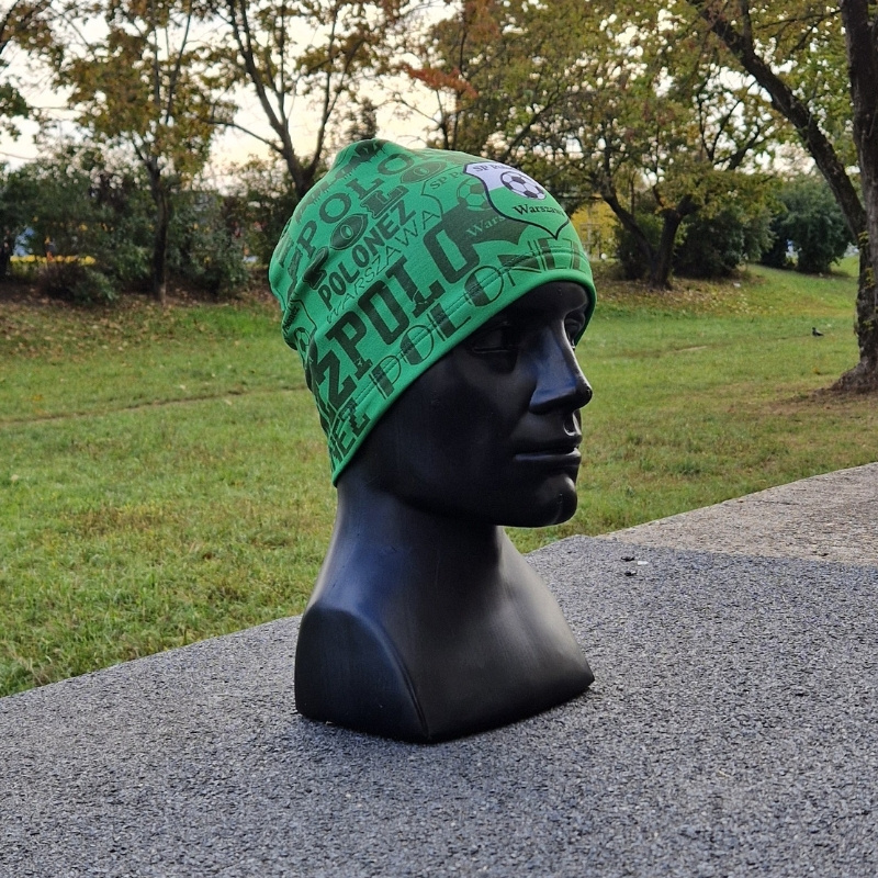 Czapka treningowa POLONEZ WARSZAWA – materiał