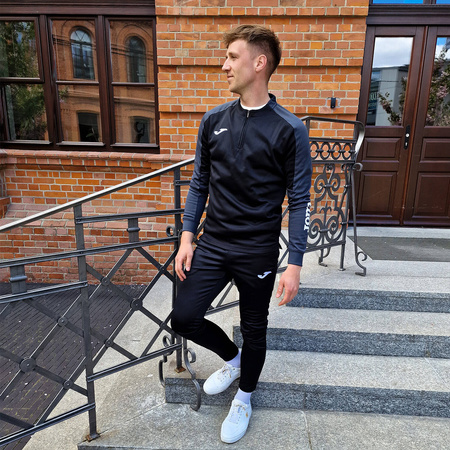 Spodnie Joma Eco Championship 102752.100 czarne spodnie dresowe idealne w czasie użytkowania na co dzień jak i w czasie treningu