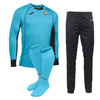 Zestaw bramkarski AP 11 LEGIONOWO niebieski – bluza, spodnie, getry z herbem DTF, personalizowany