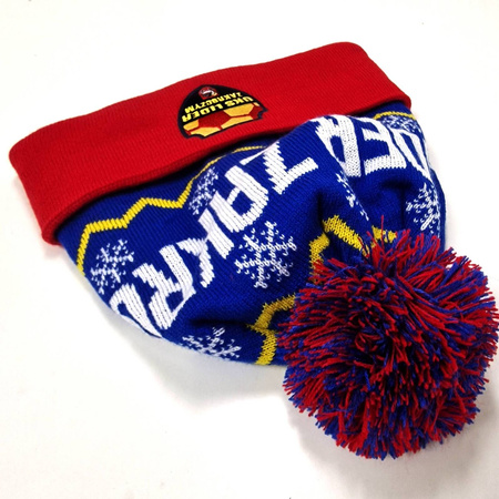 Czapka ONZE zimowa z wywinięciem i pomponem